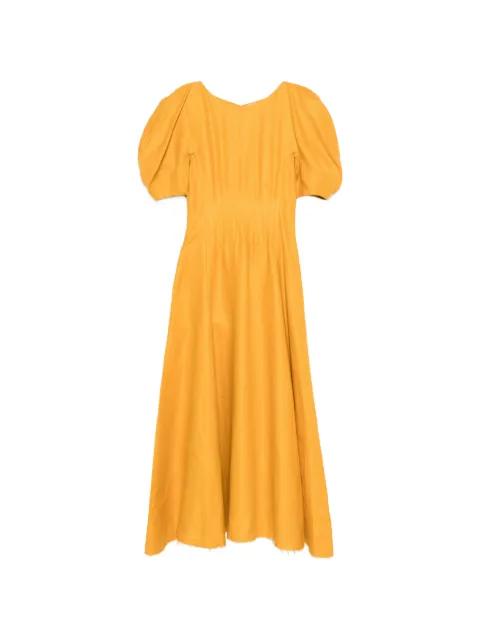 puffed-sleeve maxi dress by GABRIELA HEARST