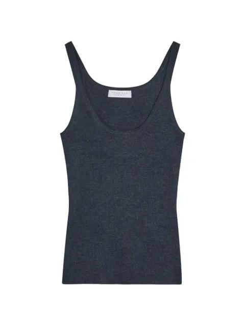 ribbed scoop-neck top by GABRIELA HEARST