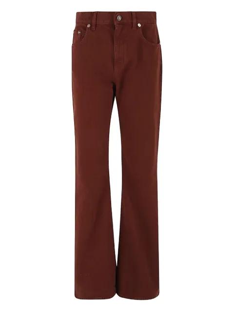 rivet-detail bootcut jeans by GABRIELA HEARST