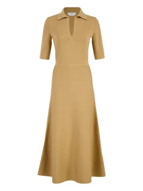 short-sleeves maxi dress by GABRIELA HEARST
