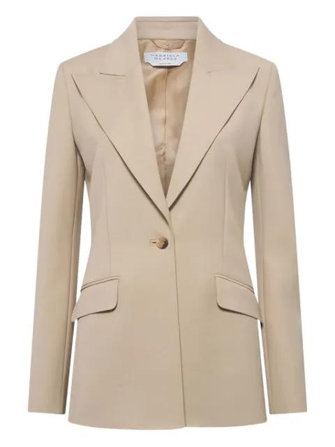 single-breasted peaked-lapels blazer by GABRIELA HEARST