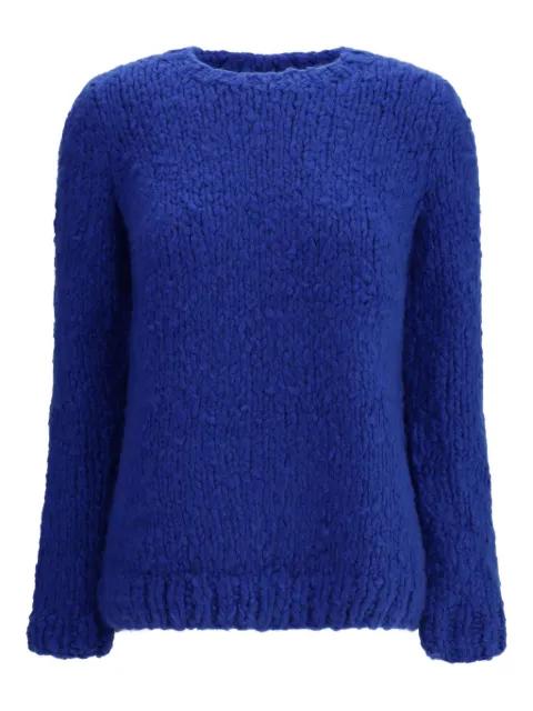 textured crew-neck sweater by GABRIELA HEARST