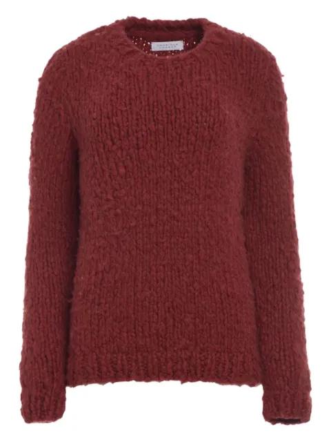 textured crew-neck sweater by GABRIELA HEARST
