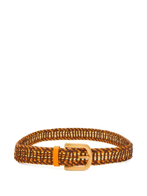 woven buckle belt by GABRIELA HEARST