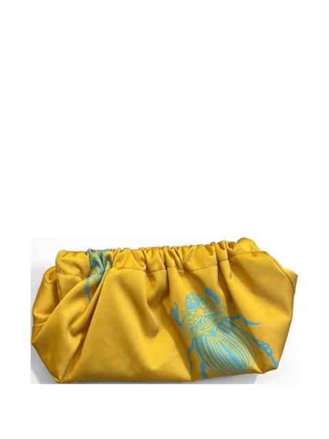 Sorbet beetle-print clutch bag by GABRIELE FRANTZEN