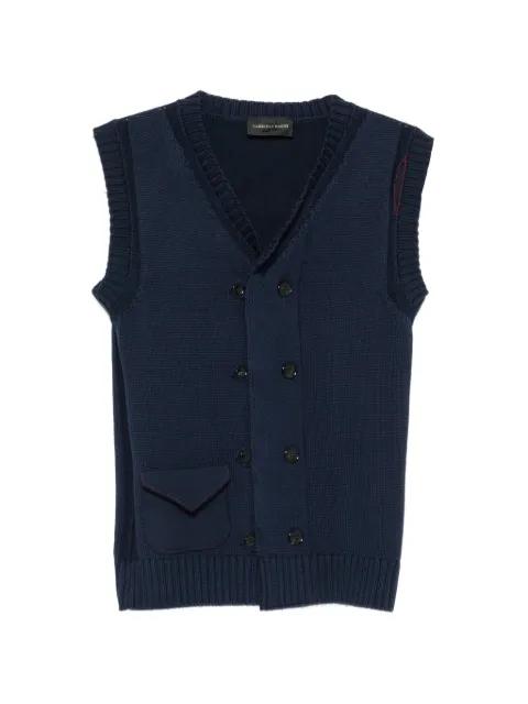double-breasted vest by GABRIELE PASINI