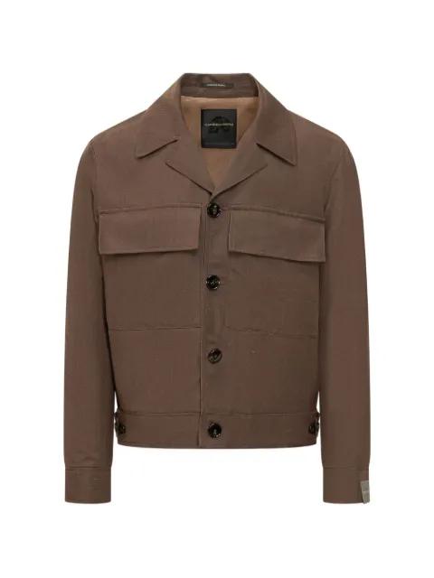 flap-pocket jacket by GABRIELE PASINI