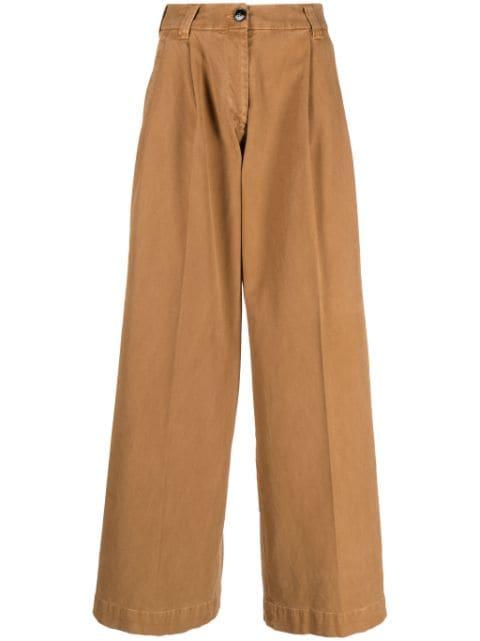 high-waisted wide-leg trousers by GABRIELE PASINI