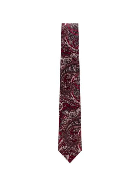 paisley-print silk tie by GABRIELE PASINI