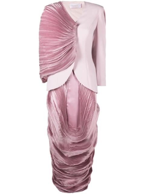 asymmetric blazer-top long dress by GABY CHARBACHY
