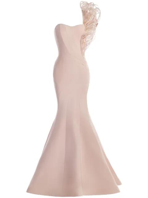 strapless mermaid gown by GABY CHARBACHY