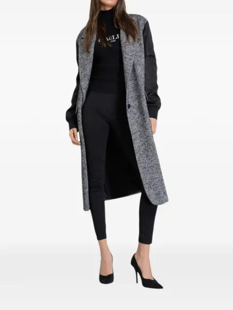 herringbone sleeve coat by GAELLE PARIS