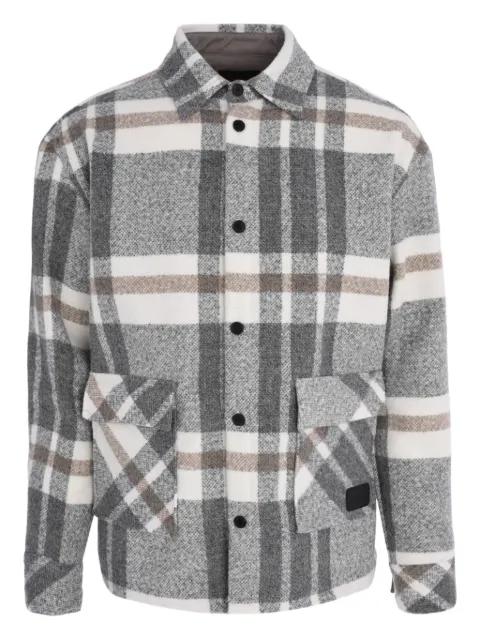 plaid long-sleeve shirt by GAELLE PARIS