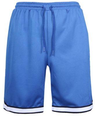 Men's Premium Active Moisture Wicking Workout Mesh Shorts with Trim by GALAXY BY HARVIC