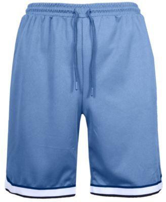 Men's Premium Active Moisture Wicking Workout Mesh Shorts with Trim by GALAXY BY HARVIC