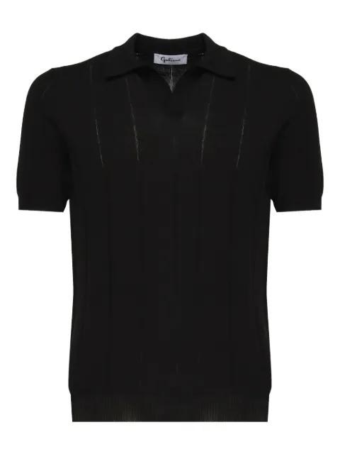 ribbed polo T-shirt by GALIANO