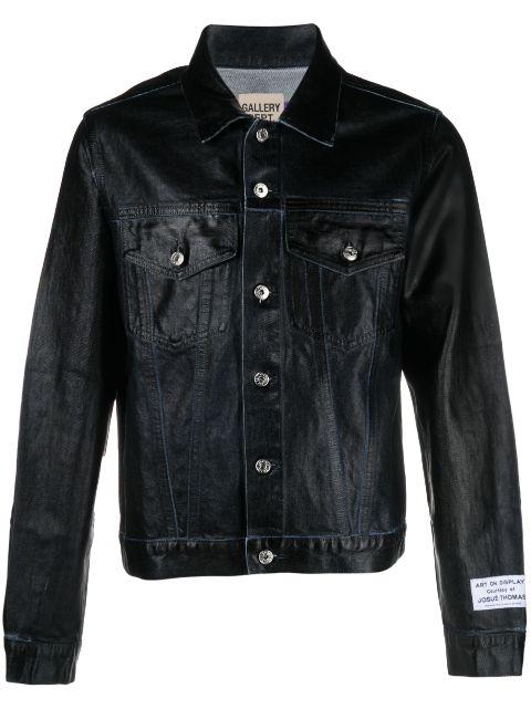 Andy logo-embroidered denim jacket by GALLERY DEPT.