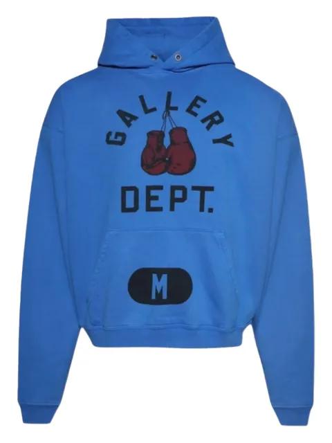 Boxing Gloves Logo "Royal Blue" hoodie by GALLERY DEPT.