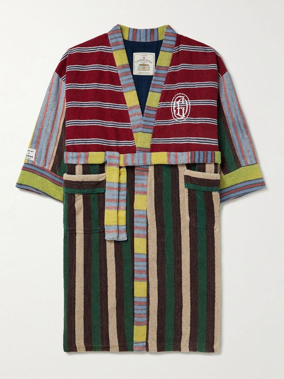 Chateau Josue Logo-Embroidered Upcycled Cotton-Terry Robe by GALLERY DEPT.