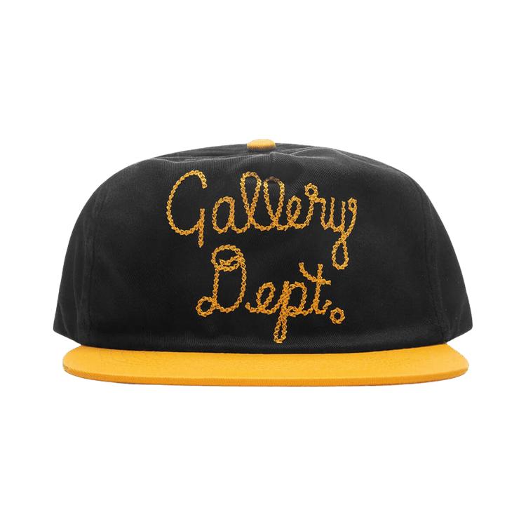 Gallery Dept. Collector Cap 'Black Yellow' by GALLERY DEPT.