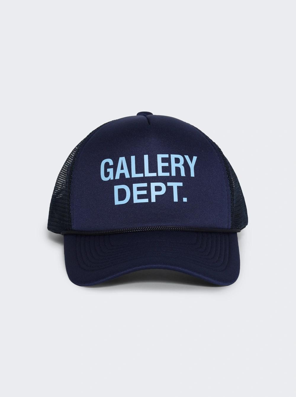 Gd Logo Trucker Hat Deep Navy  | The Webster by GALLERY DEPT.