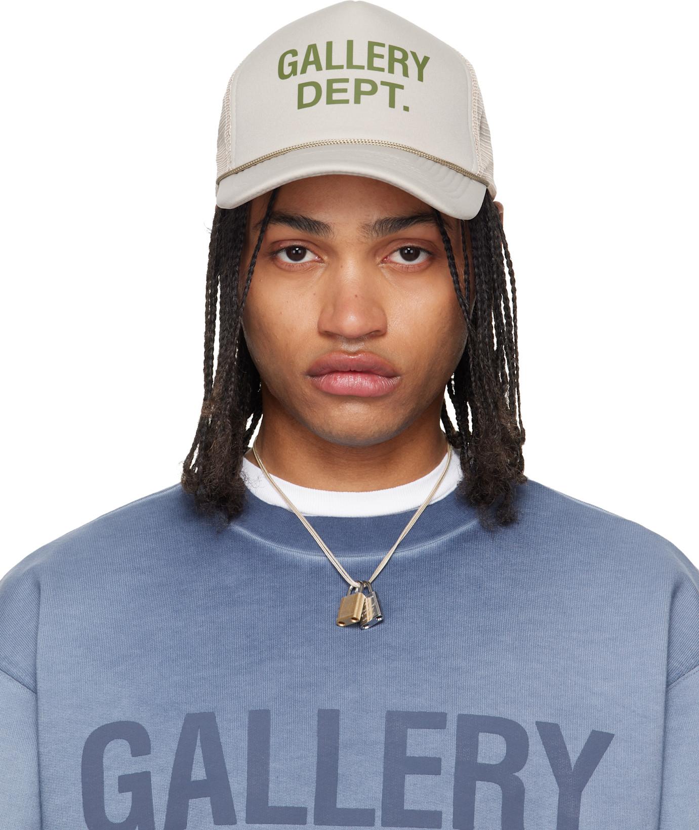 Gray GD Logo Trucker Cap by GALLERY DEPT.