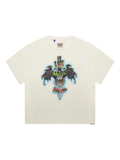Live For Metal cotton T-shirt by GALLERY DEPT.
