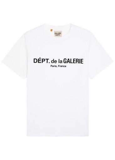 Logo appliqué cotton T-shirt by GALLERY DEPT.