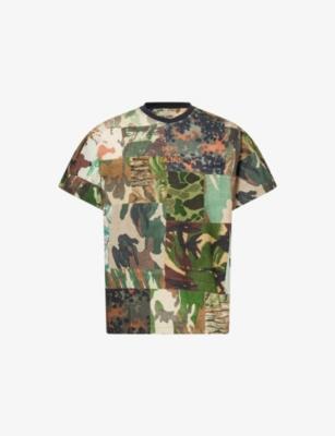 Mixed Camouflage-Print Cotton-Jersey T-Shirt by GALLERY DEPT.