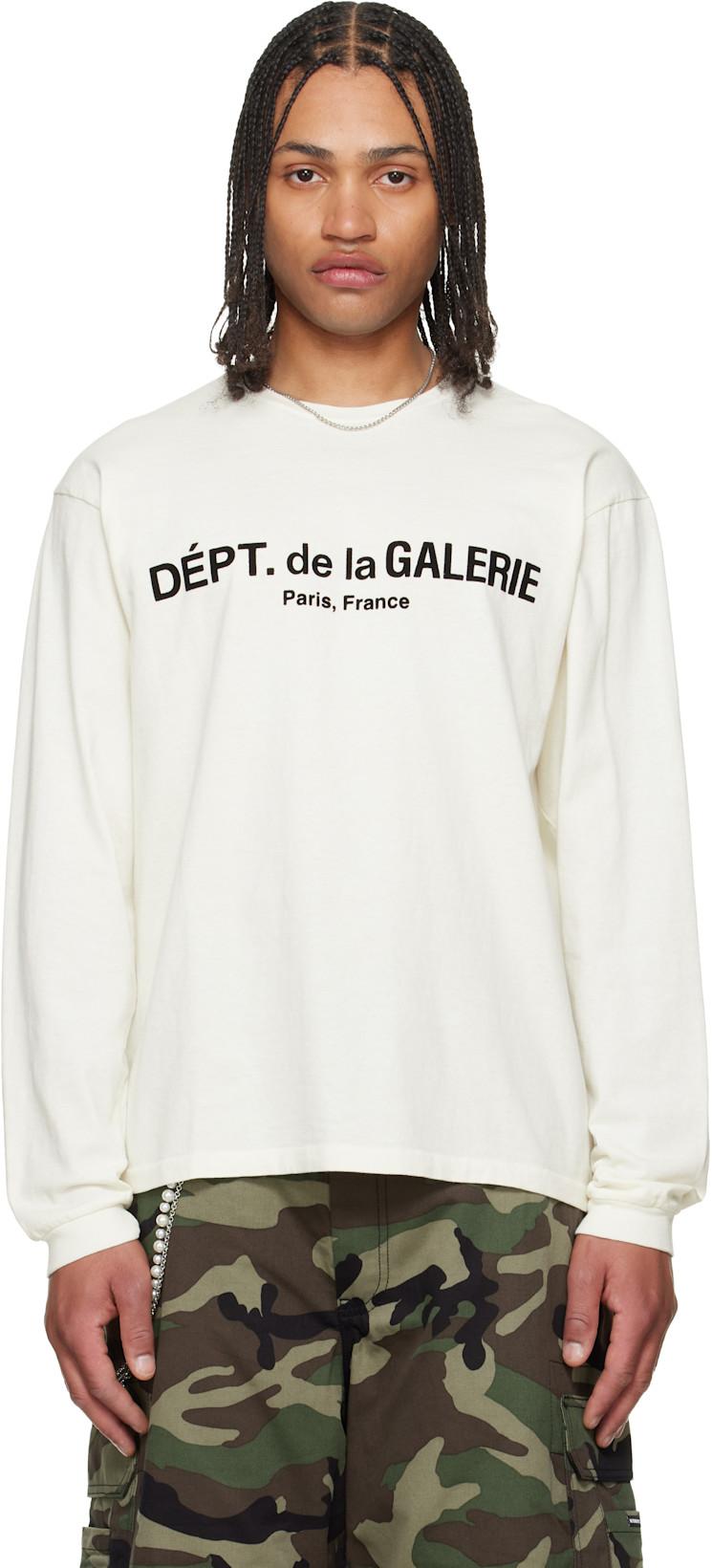 Off-White French Logo Lux Long Sleeve T-shirt by GALLERY DEPT.