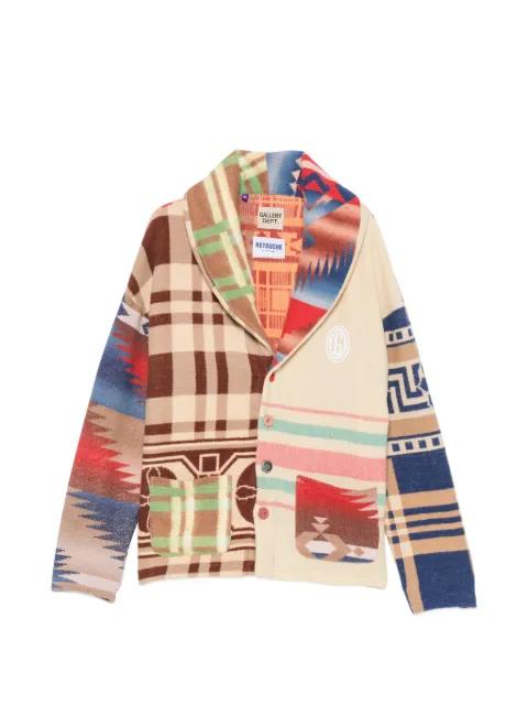 Retouche Rae patchwork cardigan by GALLERY DEPT.