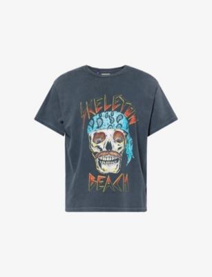 Skeleton Beach Graphic-Print Cotton T-Shirt by GALLERY DEPT.