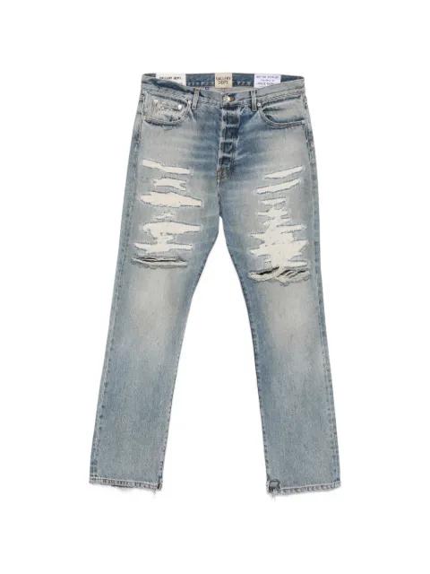 belt-loop distressed jeans by GALLERY DEPT.