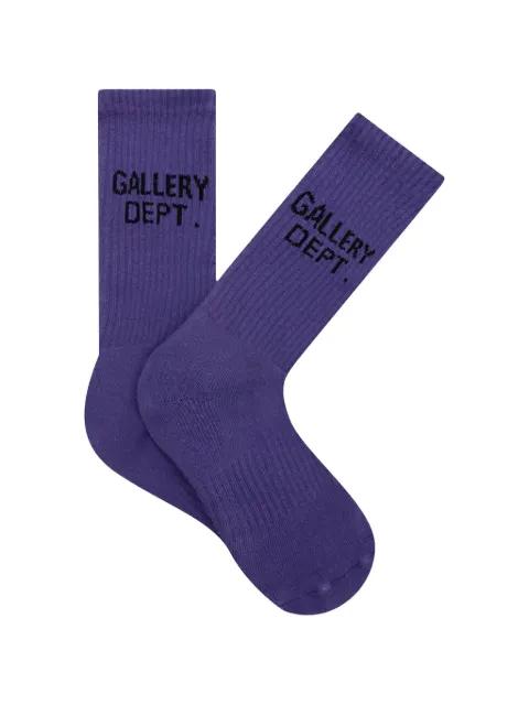 crew ribbed socks by GALLERY DEPT.