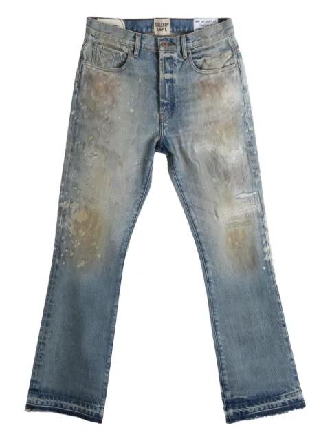 distressed frayed jeans by GALLERY DEPT.