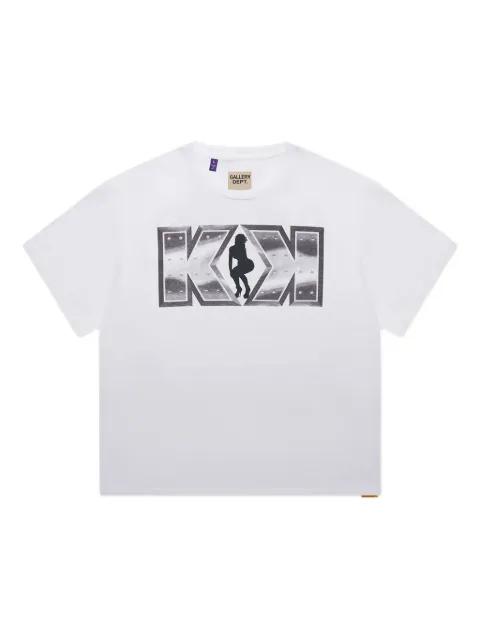 graphic-print cotton T-shirt by GALLERY DEPT.
