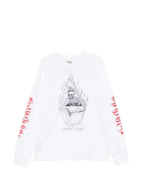 graphic-print long-sleeve T-shirt by GALLERY DEPT.