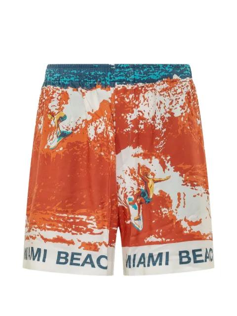 graphic-print shorts by GALLERY DEPT.