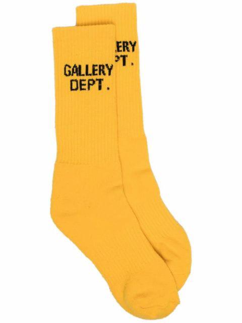 intarsia-knit ankle socks by GALLERY DEPT.