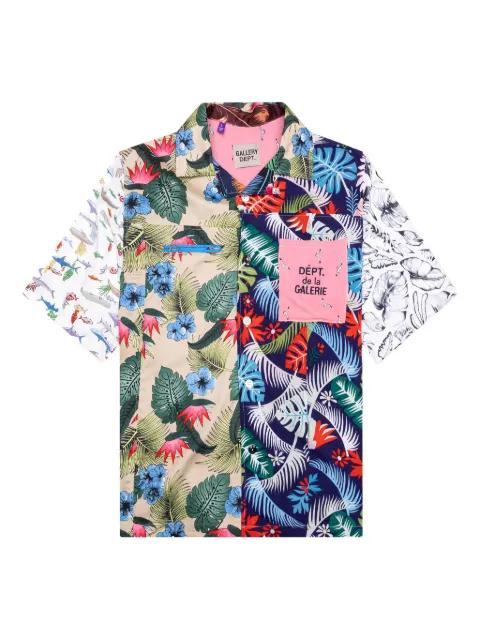 leaf-print  short-sleeve shirt by GALLERY DEPT.