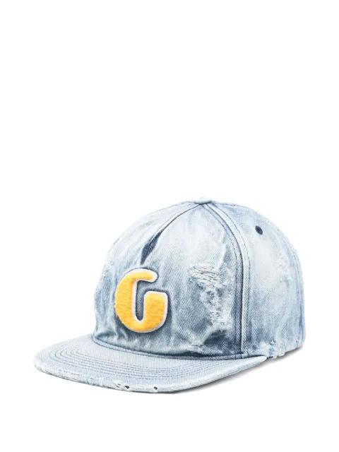 logo-appliqué distressed-effect cap by GALLERY DEPT.