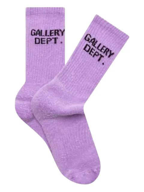 logo-embroidered socks by GALLERY DEPT.