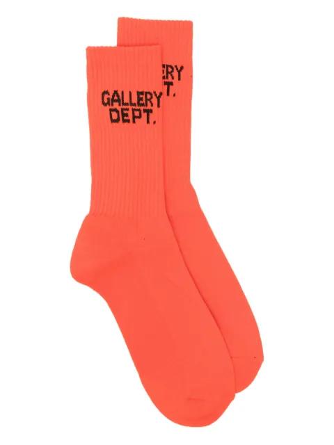 logo-embroidered socks by GALLERY DEPT.