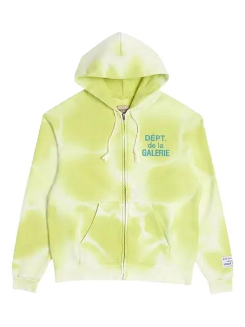 logo-print zip-up hoodie by GALLERY DEPT.