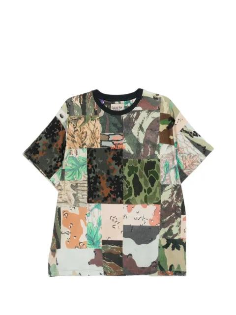 mixed-patchwork camouflage T-shirt by GALLERY DEPT.