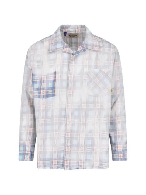 plaid-print long-sleeve shirt by GALLERY DEPT.