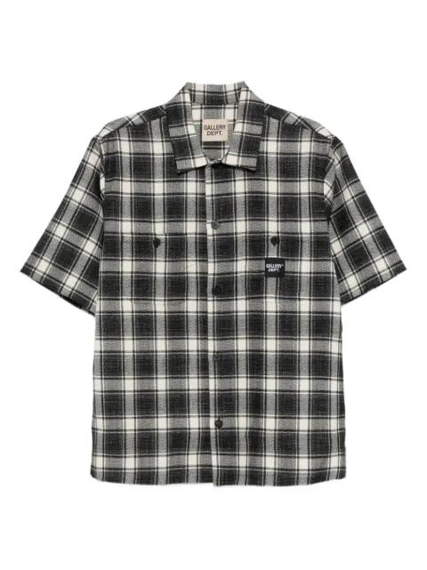 playground short-sleeve plaid shirt by GALLERY DEPT.