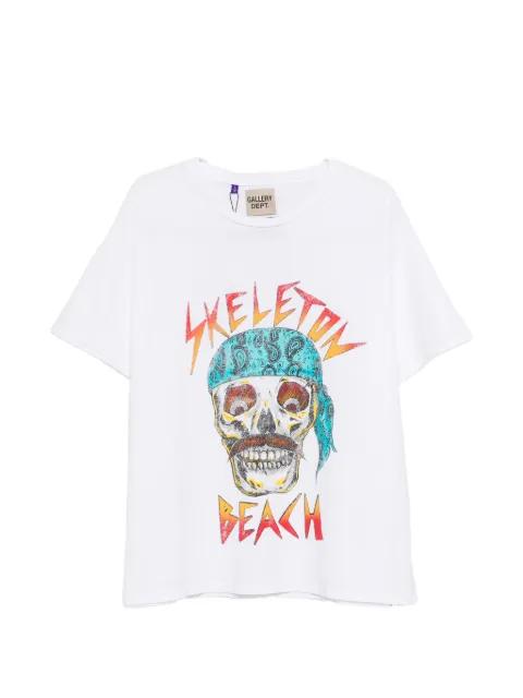 skeleton-graphic T-shirt by GALLERY DEPT.