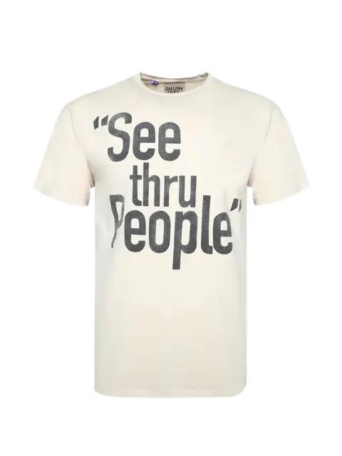 slogan-print T-shirt by GALLERY DEPT.
