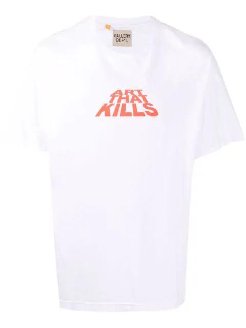 slogan-print short-sleeve T-shirt by GALLERY DEPT.